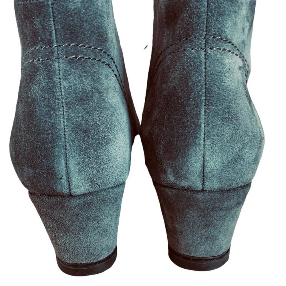 Michael by Michael Shannon ankle booties lace up shoes‎ gray suede size 7.5 - Picture 5 of 10
